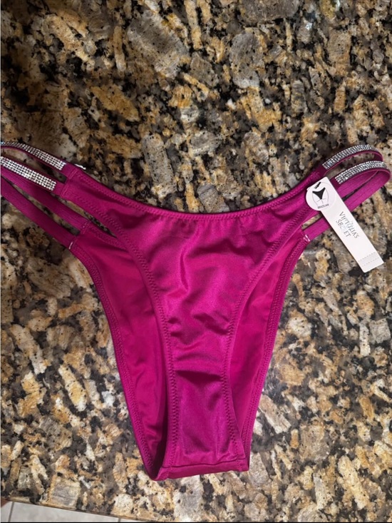 Other - Victoria’s Secret Rhinestone Strap Bikini Bottom